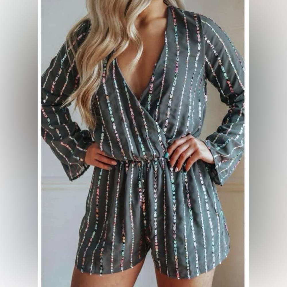 Sequin Romper